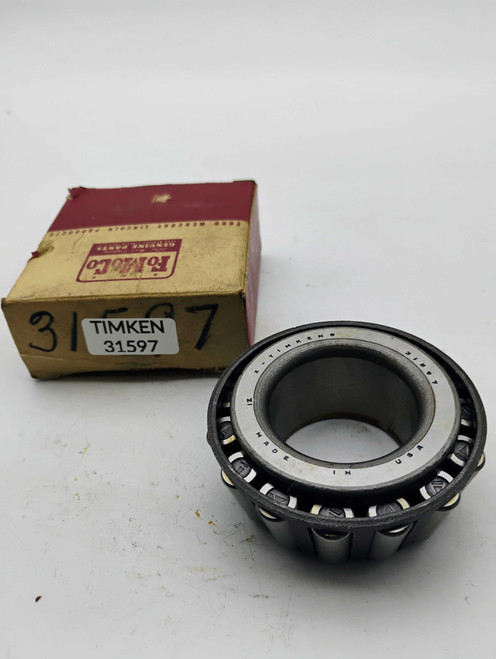 Timken 31597 Tapered Roller Bearing Cone NOS Made in USA. Shop vintage car parts at ocpnw.com! Timken 31597 Tapered Roller Bearing Cone NOS Made in USA. Shop vintage car parts at ocpnw.com!