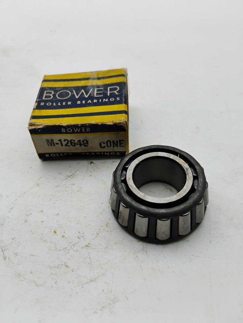 Bower M-12649 Tapered Roller Bearing Cone NOS Made in USA. Shop vintage car parts at ocpnw.com!