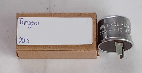 Tung-Sol 12V Flasher #223 Buick Cad Chry Chev Corvette Ford 1955-65. Shop vintage car parts at ocpnw.com!