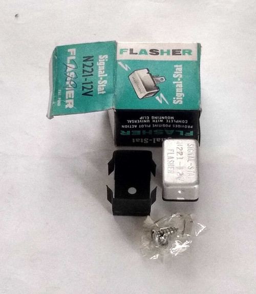 NOS Vintage N221 Signal-Stat Flasher 12V 229. Shop vintage car parts at ocpnw.com! NOS Vintage N221 Signal-Stat Flasher 12V 229. Shop vintage car parts at ocpnw.com!