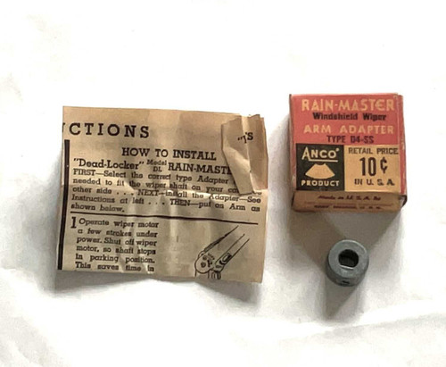 Anco Wiper Blades, Arms & Adapters NOS for Vintage Cars