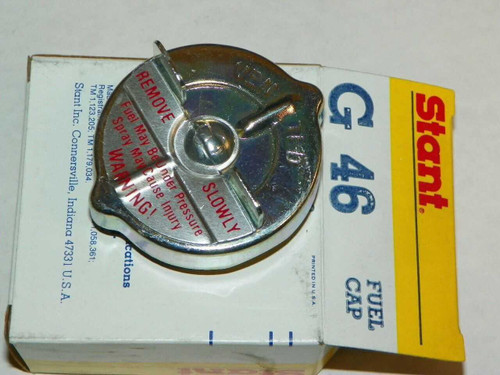 Oldsmobile 1961 Stant Fuel Gas Tank Cap G-46 Anti-Surge Proof (see desc). Shop vintage car parts at ocpnw.com! Oldsmobile 1961 Stant Fuel Gas Tank Cap G-46 Anti-Surge Proof (see desc). Shop vintage car parts at ocpnw.com!