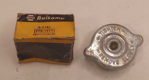 Napa Balkamp 703-1411 Pressure Radiator Cap 4-1141 Made in USA. Shop vintage car parts at ocpnw.com!