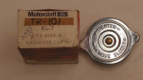 Motorcraft RS-7 A1TZ-8100-A Radiator Cap Made in USA. Shop vintage car parts at ocpnw.com! Motorcraft RS-7 A1TZ-8100-A Radiator Cap Made in USA. Shop vintage car parts at ocpnw.com!