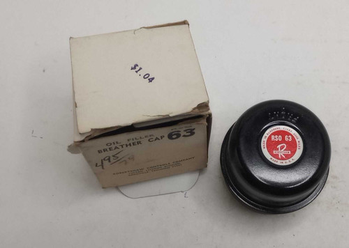 RobertShaw RSO63 Oil Filler Cap Made in USA. Shop vintage car parts at ocpnw.com! RobertShaw RSO63 Oil Filler Cap Made in USA. Shop vintage car parts at ocpnw.com!