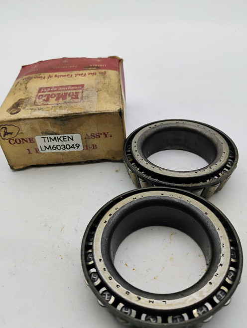 Timken LM603049 Tapered Roller Bearing NOS Made in USA 2-Pack!. Shop vintage car parts at ocpnw.com!