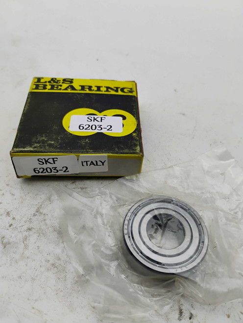 SKF 6203-2 Ball Bearing NOS Made in Italy. Shop vintage car parts at ocpnw.com! SKF 6203-2 Ball Bearing NOS Made in Italy. Shop vintage car parts at ocpnw.com!
