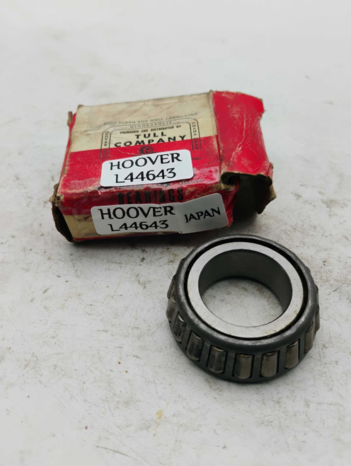Hoover L44643 Tapered Roller Bearing Cone NOS Made in Japan. Shop vintage car parts at ocpnw.com! Hoover L44643 Tapered Roller Bearing Cone NOS Made in Japan. Shop vintage car parts at ocpnw.com!