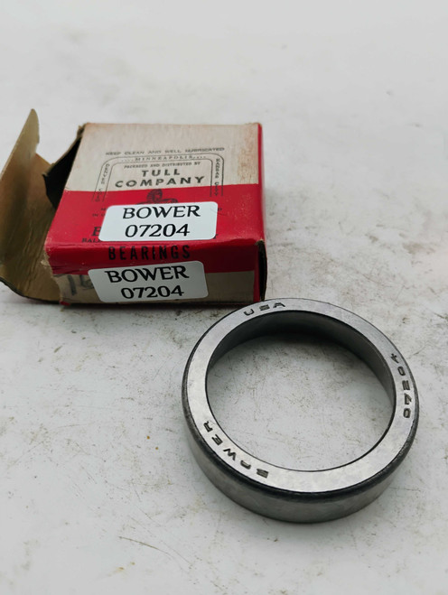 Bower 07204 Tapered Roller Bearing Cup NOS Made in USA. Shop vintage car parts at ocpnw.com! Bower 07204 Tapered Roller Bearing Cup NOS Made in USA. Shop vintage car parts at ocpnw.com!