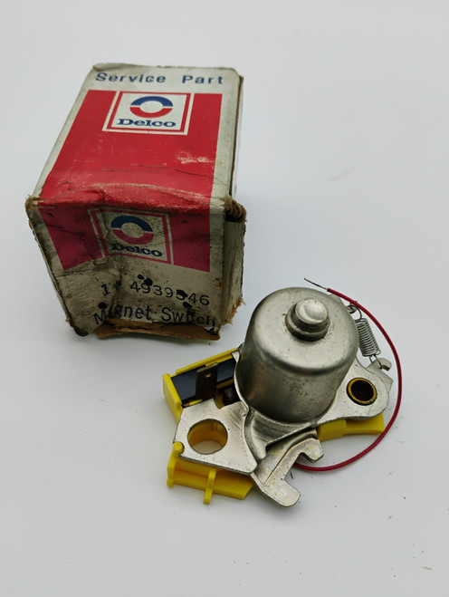 Chevrolet Pontiac Olds 1965-67 Delco 4939546 Magnetic Switch NOS Made in USA. Shop vintage car parts at ocpnw.com!