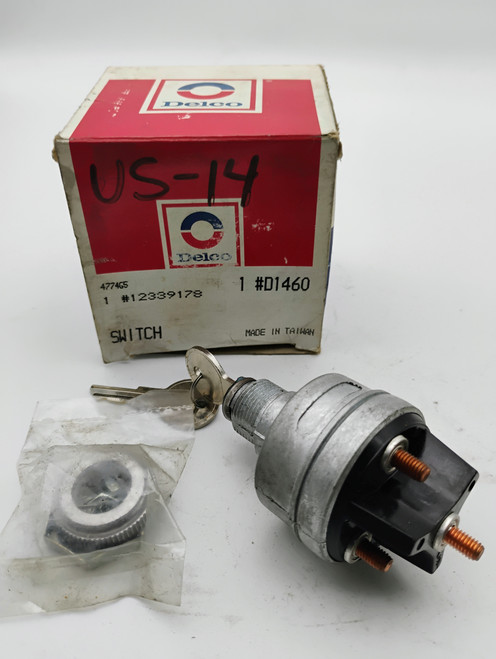 Delco 12339178 Lock Cylinder D1460 US-14 NOS Made in USA Delco 12339178 Lock Cylinder D1460 US-14 NOS Made in USA