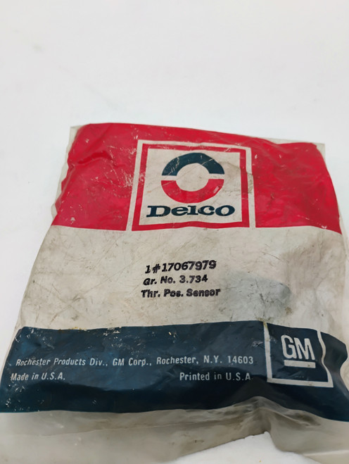 Delco 17067979 Throttle Position Sensor NOS Made in USA. Shop vintage car parts at ocpnw.com! Delco 17067979 Throttle Position Sensor NOS Made in USA. Shop vintage car parts at ocpnw.com!