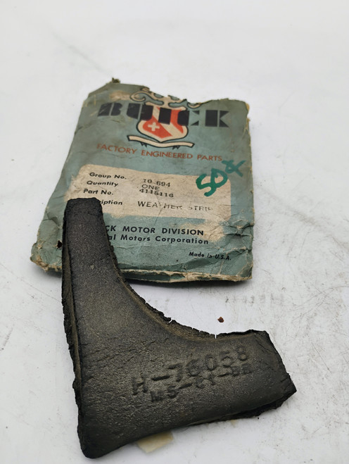 Buick 4115116 WeatherStrip NOS Made in USA Buick 4115116 WeatherStrip NOS Made in USA
