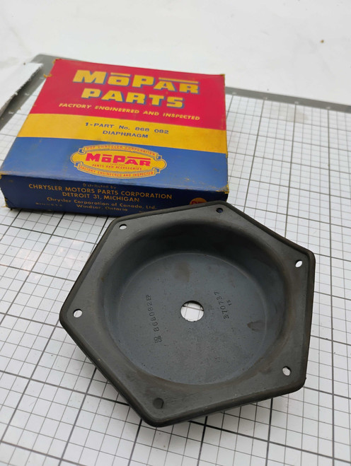 Chrysler DeSoto 1941-42 Mopar 868082 Auto Trans Kickback Diaphragm NOS Made in USA Chrysler DeSoto 1941-42 Mopar 868082 Auto Trans Kickback Diaphragm NOS Made in USA