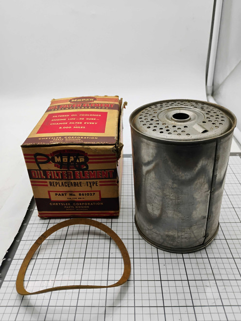 Mopar P DS 32-42 D 35-42 C 37-42 861027 Oil Filter Element (Replaceable Type) NOS Made in USA