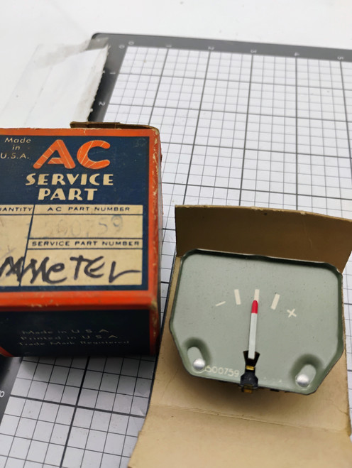 Pontiac 1946 AC 1500759 Ammeter Gauge NOS Made in USA