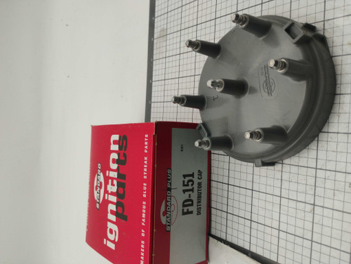1977-85 6 Cyl. Standard FD-151 Distributor Cap NOS Made in USA 1977-85 6 Cyl. Standard FD-151 Distributor Cap NOS Made in USA