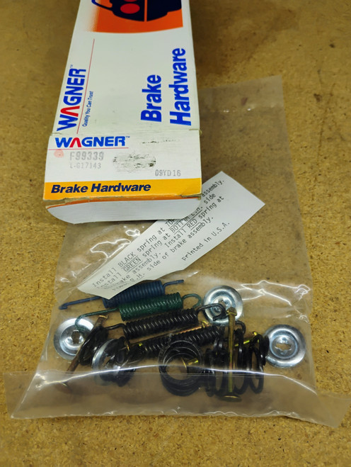 79-87 Ford Mustang Fairmont Lincoln Front Disc Hardware F99339 H15037