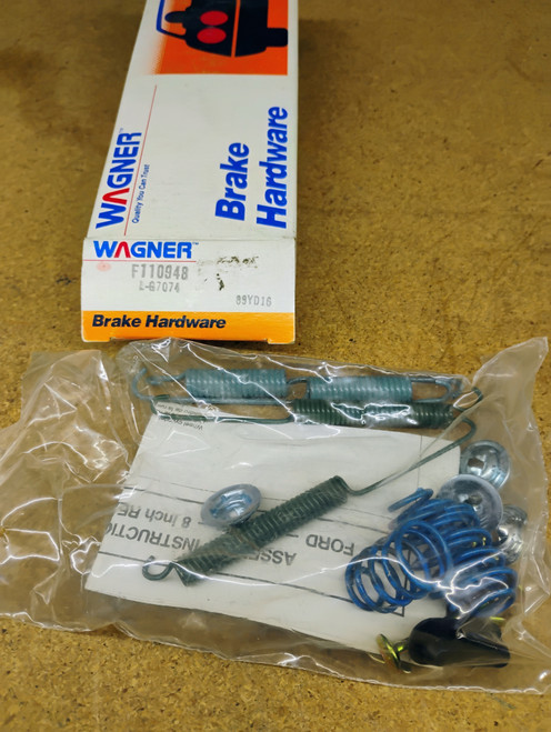 Wagner F110948 Brake Hardware Kit Rear 1983-1987 Renault Alliance Encore NOS