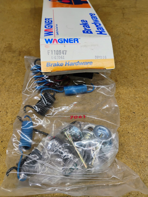 Wagner F110947 Brake Hardware Kit Rear 1982-1996 Chevy Celebrity Buick Century NOS