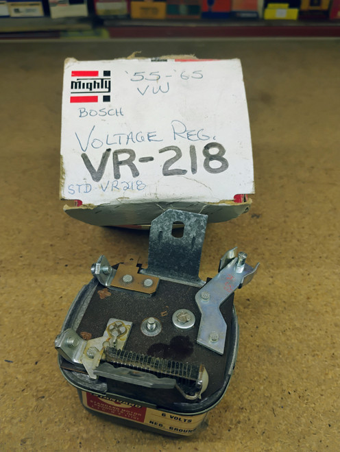 Standard VR218 Voltage Regulator 6V Neg. Gnd NORS Made in USA