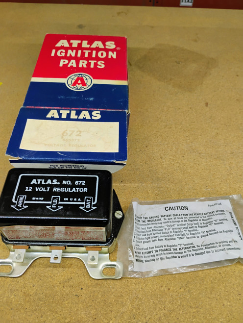 Atlas 672 Voltage Regulator Rebuilt Made in USA 655372