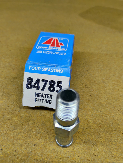 Four Seasons 84785 Heater Fitting 1/2 Inch Hose x 1/4 Inch NPT NORS