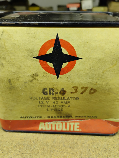 AutoLite GR370 Voltage Regulator NOS Made in USA AutoLite GR370 Voltage Regulator NOS Made in USA