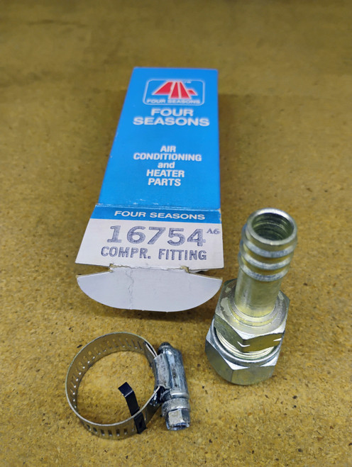 Four Seasons 16754 AC Line Compression Splicer 3/8 Inch OD Aluminum NORS