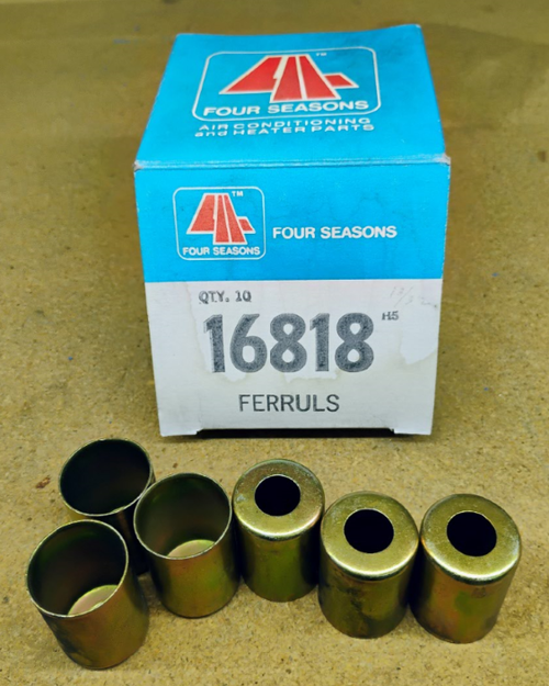 Four Seasons 16818 Ferruls NORS Made in USA Four Seasons 16818 Ferruls NORS Made in USA