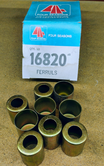 Four Seasons 16820 Ferruls NORS Made in USA Four Seasons 16820 Ferruls NORS Made in USA