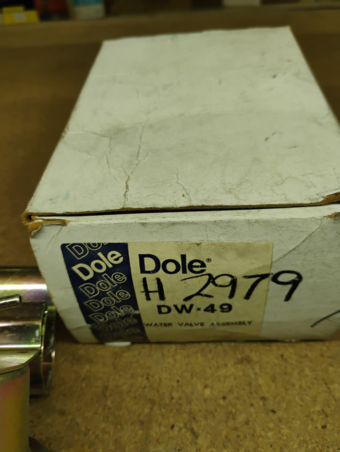 Dole DW49 Heater Valve NORS Made in USA