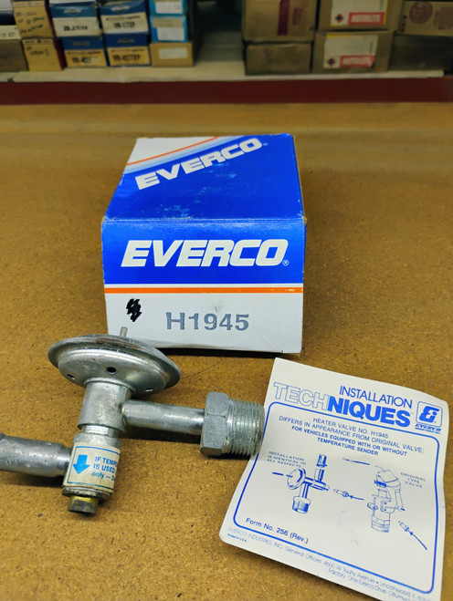 Oldsmobile Toronado Cutlas 1971-74 Everco H1945 Heater Valve Made in USA NORS Oldsmobile Toronado Cutlas 1971-74 Everco H1945 Heater Valve Made in USA NORS