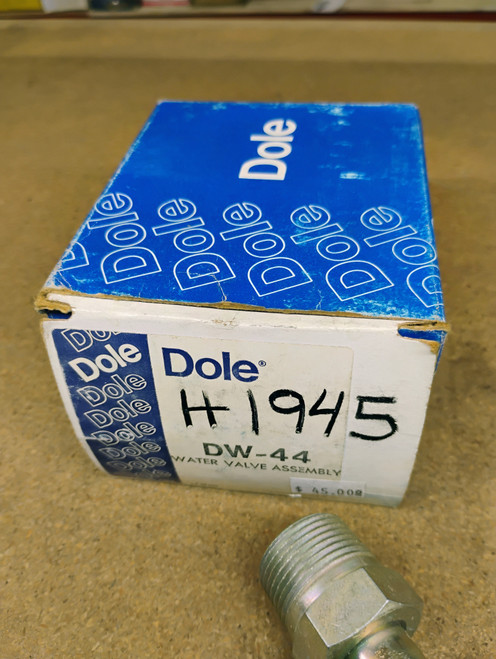 Dole DW44 Water Valve Assembly NORS Made in USA