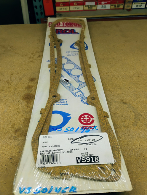 ROL Pro-Torque VS918 Valve Cover Gasket Set NORS Made in USA