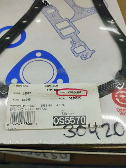 ROL Pro-Torque OS5570 Oil Pan Gasket Set NORS Made in USA