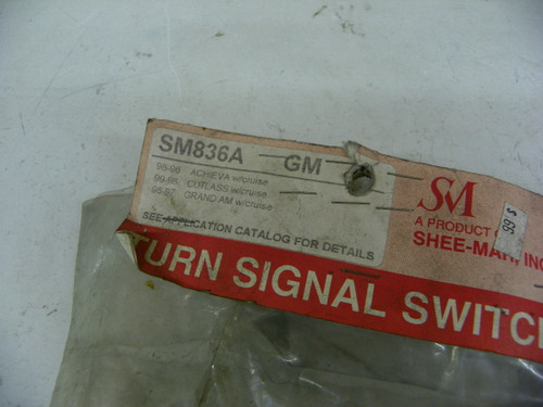 Shee-Mar TS836A Turn Signal Switch 1996-1998 Olds Achieva Pontiac Grand Am NEW