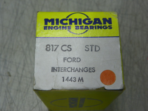 Michigan 817CS Camshaft Bearing Set for 1974-1986 Ford 2.3L 2.0L OHC engine restoration.