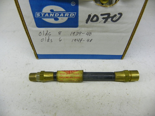 Weatherhead 11070 Flexible Gas Line for 1939-1948 Oldsmobile 6 and 8 restoration.