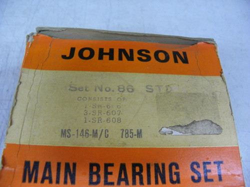 Johnson SET-86 Main Bearing Set for 1951-1964 Studebaker V8 232 259 289 304 restoration