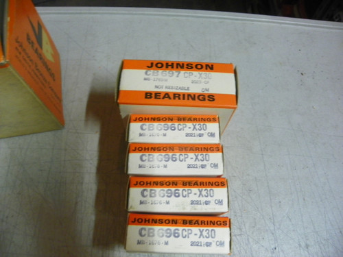 Johnson SET-517 Main Bearing Set for 1955-1956 Chevrolet V8 265 restoration