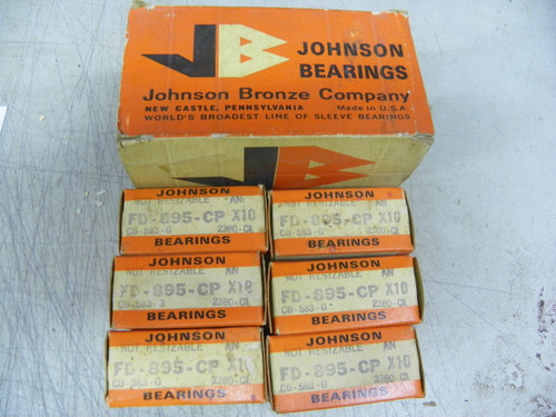 Johnson Engine Bearings FD895CPX10 FD-895CP X10
