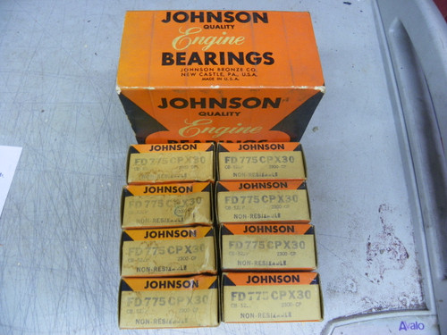 Johnson Engine Bearings FD775CPX30 FD-775CP X30