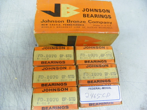 Johnson Engine Bearings FD1070CPSTD FD-1070CP STD