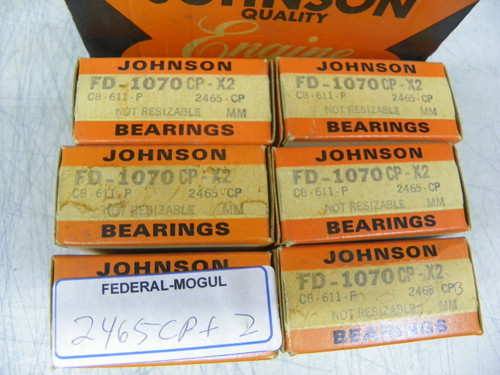 Johnson Engine Bearings FD1070CPX2 FD-1070CP X2