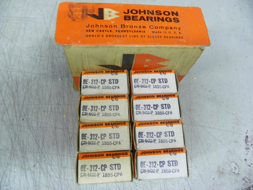 Johnson OE-312CP STD connecting rod bearings for 1954-1957 GMC Truck V8 engine restoration