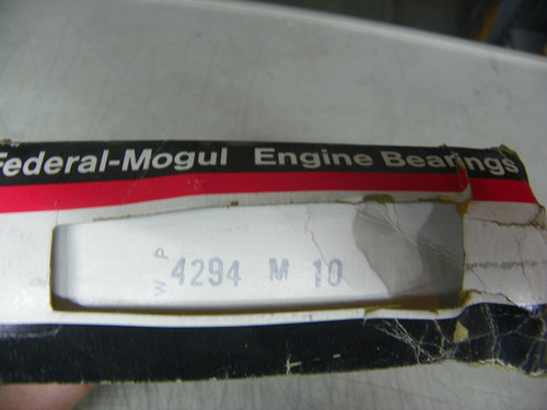 Federal Mogul 4294M-10 .010 undersize main bearing set for 1964-1982 Oldsmobile V8 260 307 330 350 403 restoration.