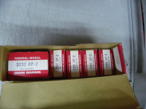 Federal Mogul 4420M-2 .002 undersize main bearing set for 1958-1978 Ford FE 332 352 360 390 427 428 restoration.