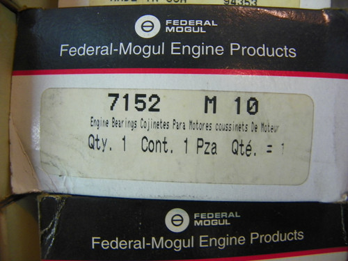 Federal Mogul Engine Bearings 7152M10