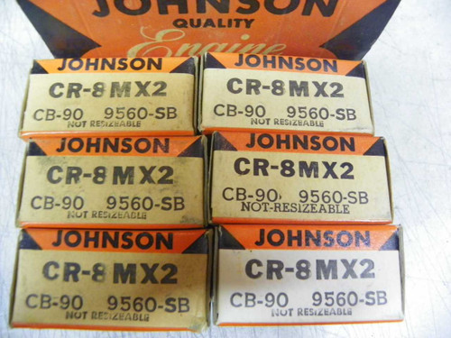 Johnson CR8M X2 (.002) Rod Bearing Set for 1936-1968 Dodge Truck De Soto Massey-Harris restoration.